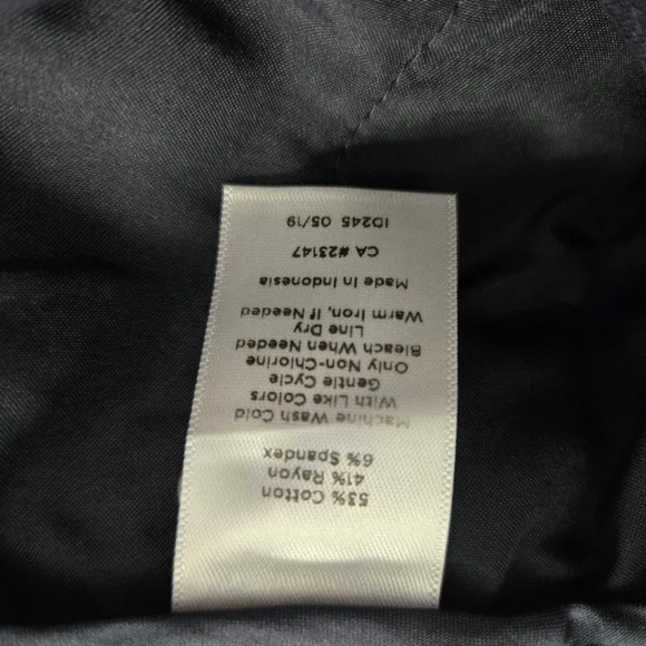 Talbots Newport Pant Blue Women's Wide Leg Pants - Picture 8 of 9